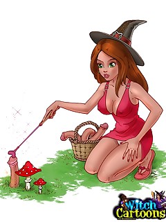redhaired, witch cartoons
